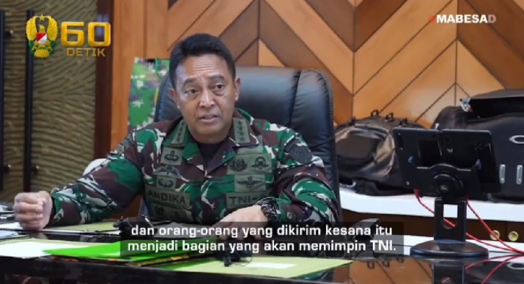 Kasad Andika Perkasa, Bertemu Atase Pertahanan Inggiris Bahas Kerja Sama Pendidikan Perwira TNI AD