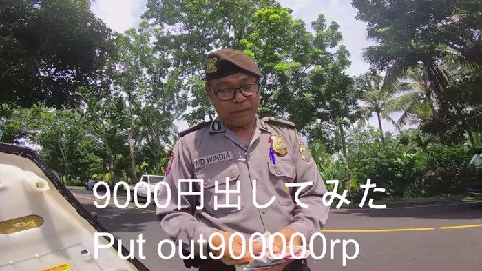 Viral Akibat Lampu Motor Tak Nyala, Turis di Bali Dipalak Polisi Rp 1 Juta