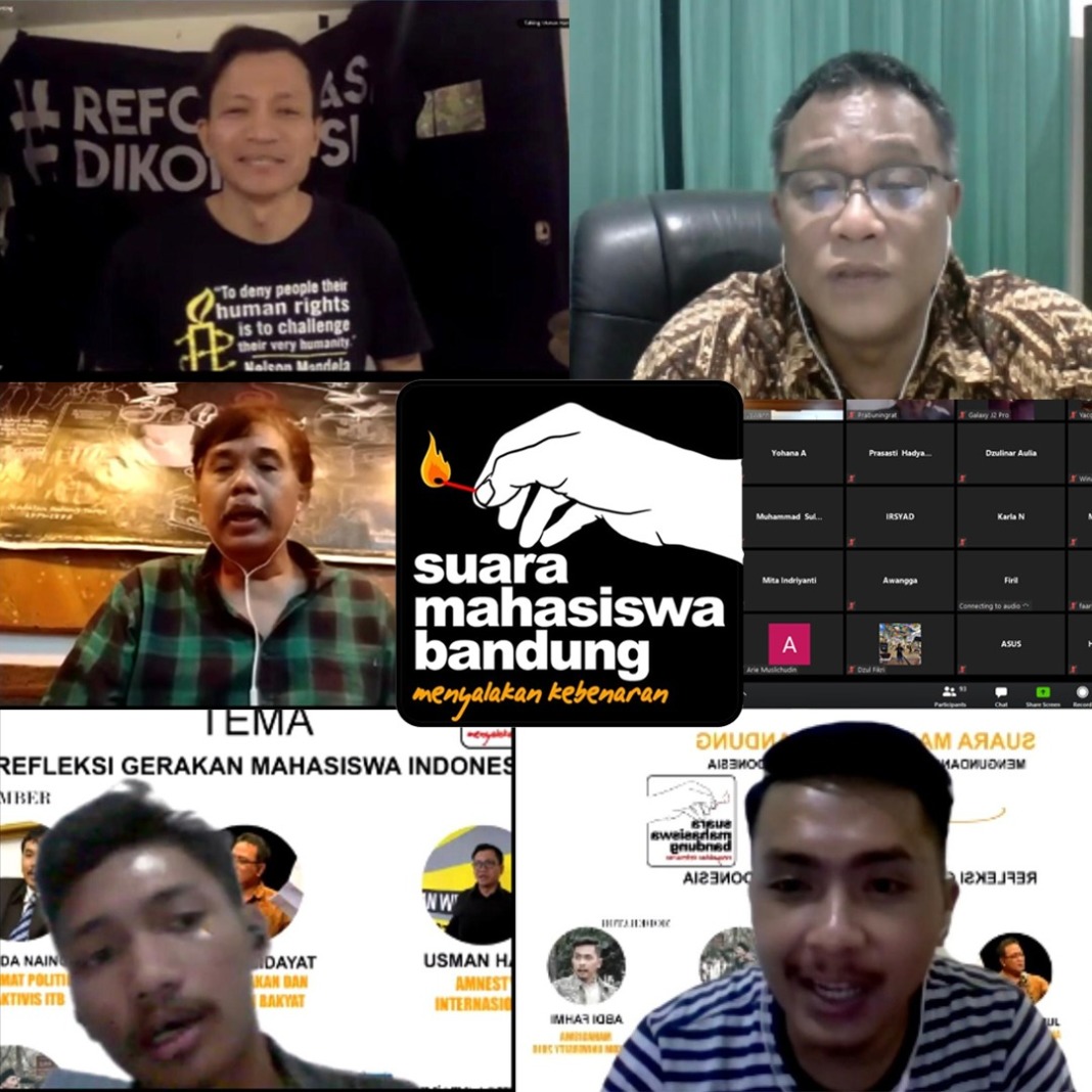 Suara Mahasiswa Bandung, Bertajuk Refleksi Gerakan Mahasiswa Indonesia