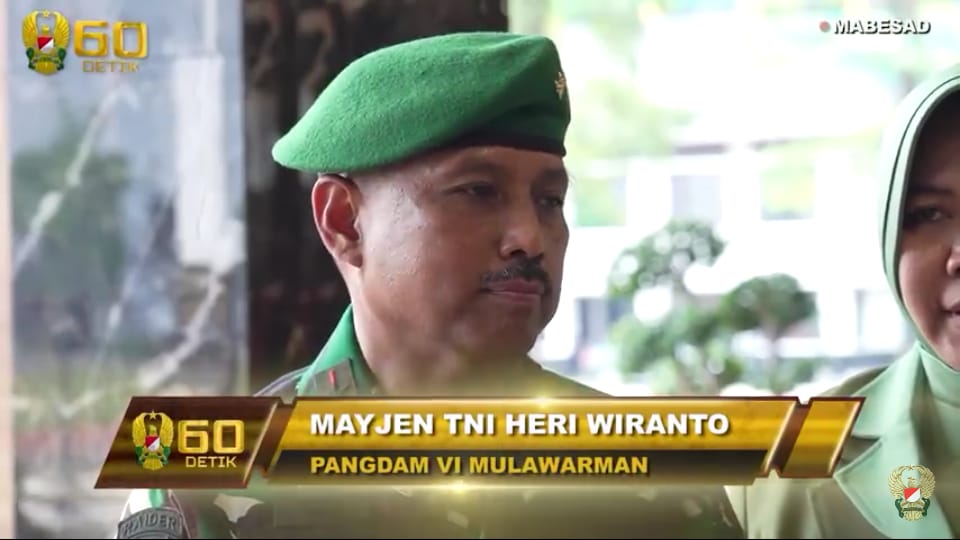 TNI Angkatan Darat, Mayjen TNI Heri Wiranto Jabat Pangdam VI/Mulawarman
