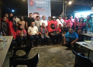 Relawan Bobby Nasution, Meresmikan Posko Baru Jumat 21 Agustus 2020