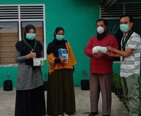 Badko HMI Riau-Kepulauan Riau dan HMI Cabang Kota Pekanbaru, Kembali Bagikan Masker Gratis