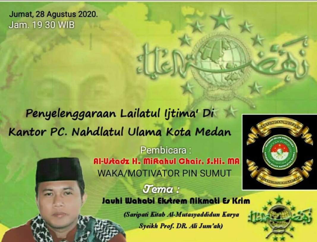 Pejuang Islam Nusantara Sumut, Jauhi Wahabi Ekstrem Nikmati Es Krim