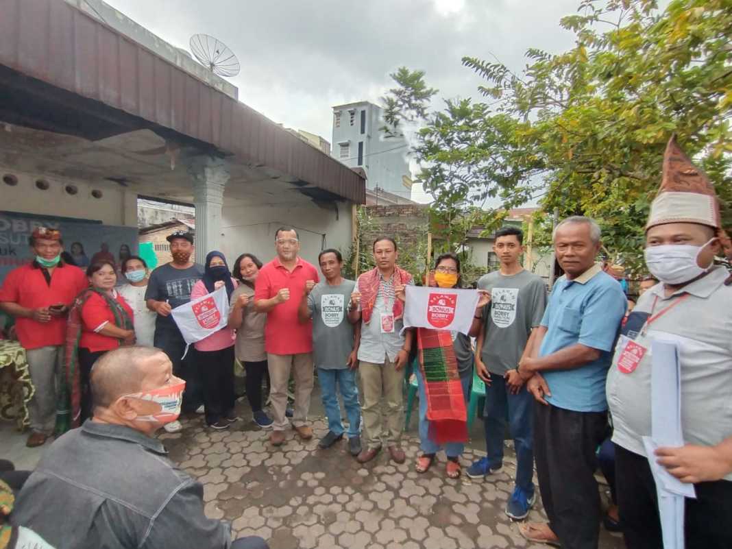 Relawan Bonus, Resmikan Posko di Medan Barat, Helvetia dan Sunggal