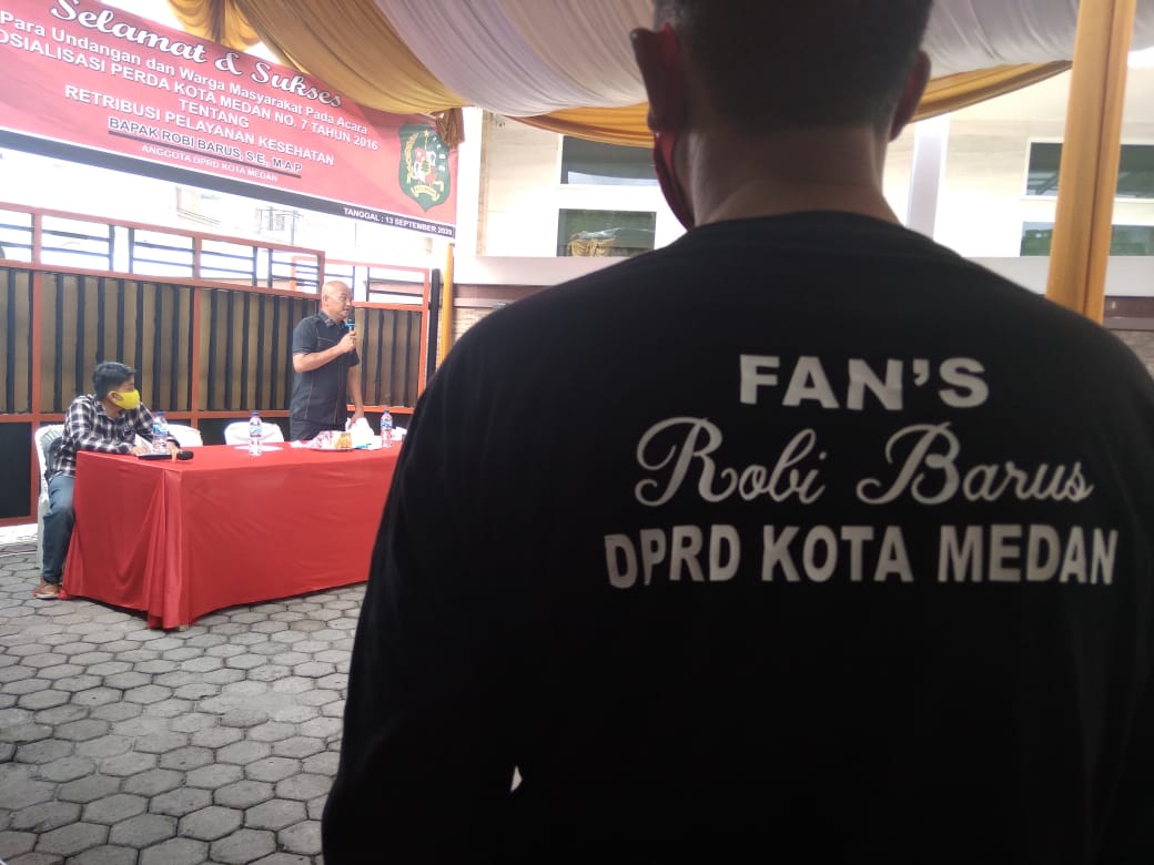 Anggota DPRD Medan Robi Barus, Sampaikan Jasa Layanan Kesehatan di Puskesmas Gratis