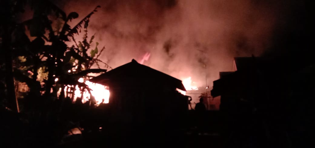 Rumah Terbakar di Ciamis, Alami Kerugian Ratusan Juta Rupiah