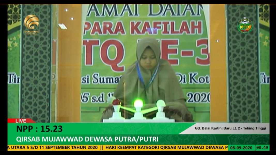 Mahasiswa STIT Ar Raudhah Juara di MTQ Sumatera Utara ke 37