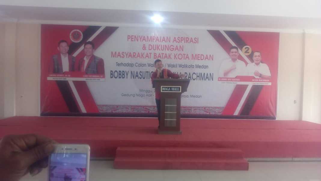 Pilkada Medan, Masyarakat Batak Dukung Bobby Nasution-Aulia Rahman
