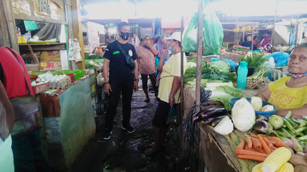 Relawan Bobby Nasution, Dengarkan Keluhan Pedagang Pasar Meranti Baru 