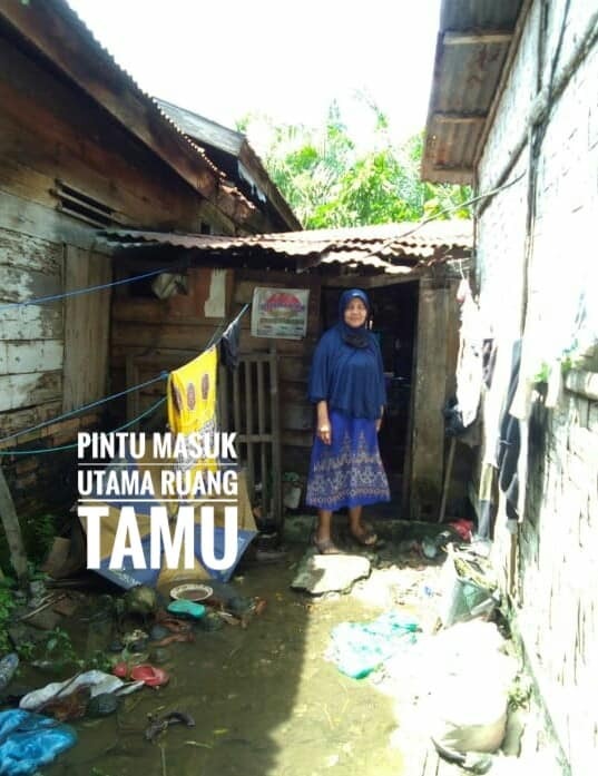 Komunitas SABILA, Yuk Bantu Perbaikan Rumah Janda di Singa Dua Tanjung Pura Langkat