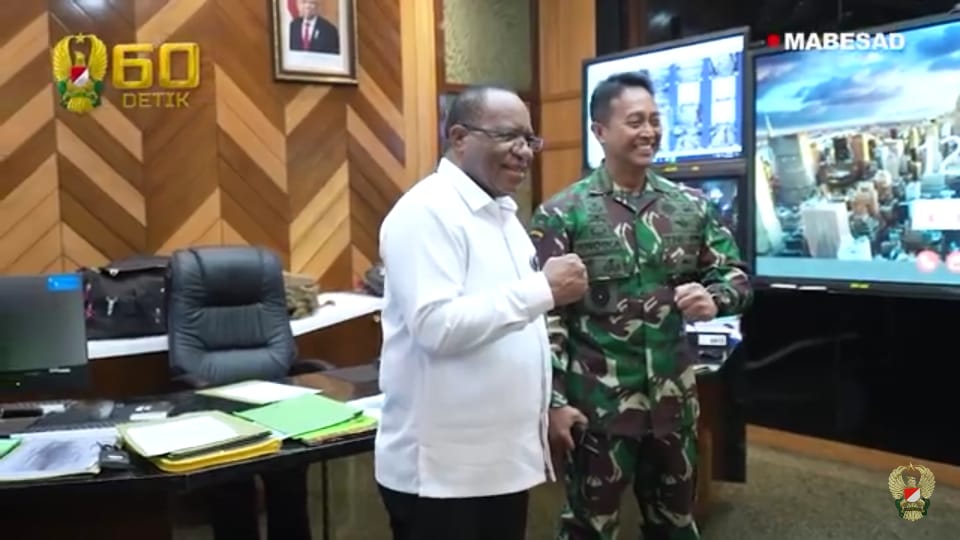 Kasad Andika Perkasa, Terima Kunjungan Wakil Menteri PUPR