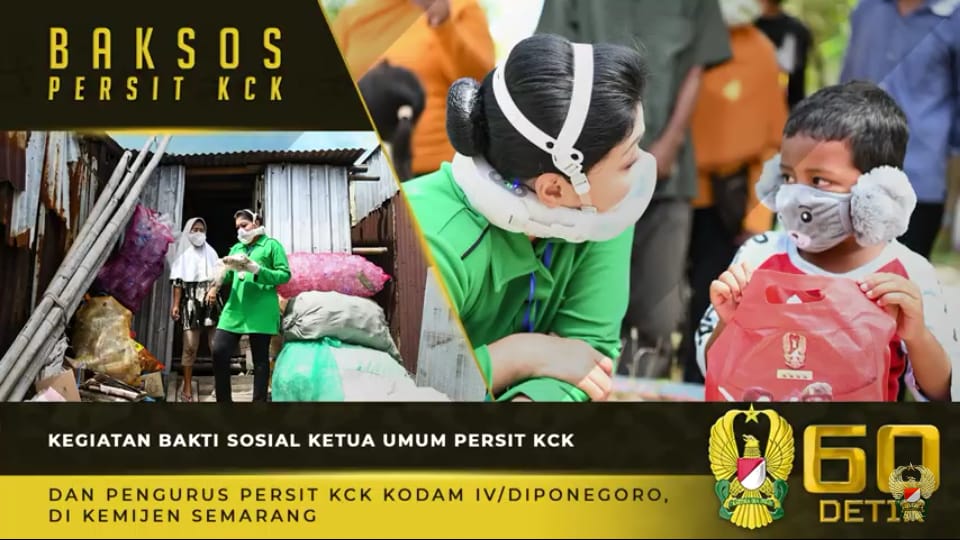 Ketum Persit KCK, Lakukan Bakti Sosial di Kemijen Semarang⁣⁣⁣⁣⁣⁣