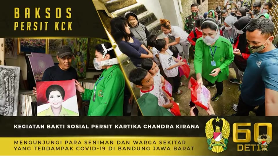Ketum Persit KCK, Laksanakan Bakti Sosial di Bandung Jawa Barat⁣⁣⁣⁣⁣⁣⁣