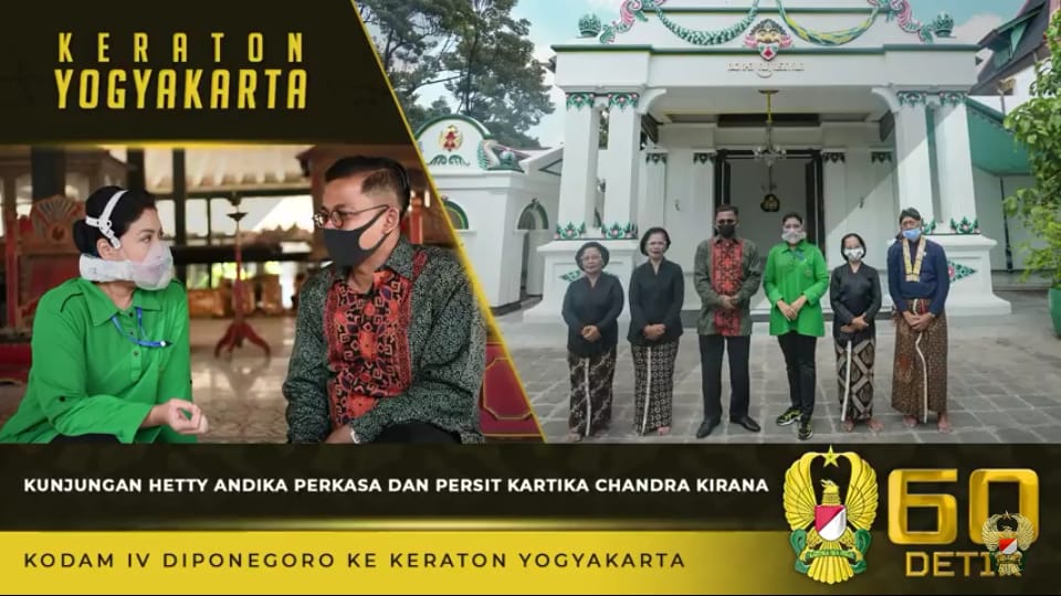 Ketum Persit KCK Hetty Andika Perkasa, Kunjungi Keraton Yogyakarta⁣⁣⁣⁣⁣⁣⁣