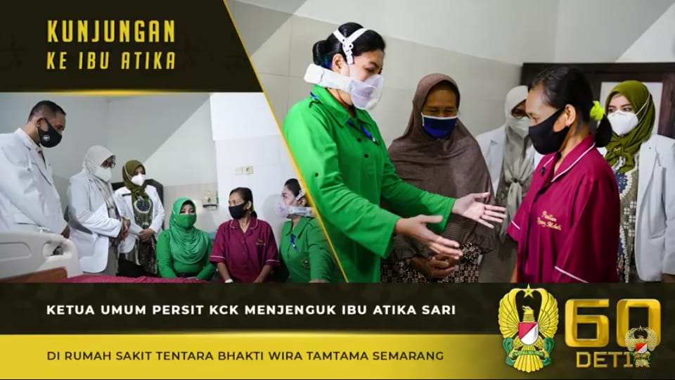 Ketua Umum Persit KCK, Menjenguk Penderita Lumpuh 10 Tahun di Semarang