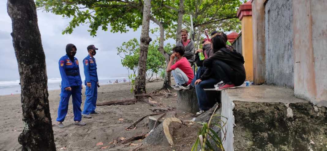 Pol Air Polres Ciamis, Lakukan Pengamanan Objek Wisata Pantai Pangandaran