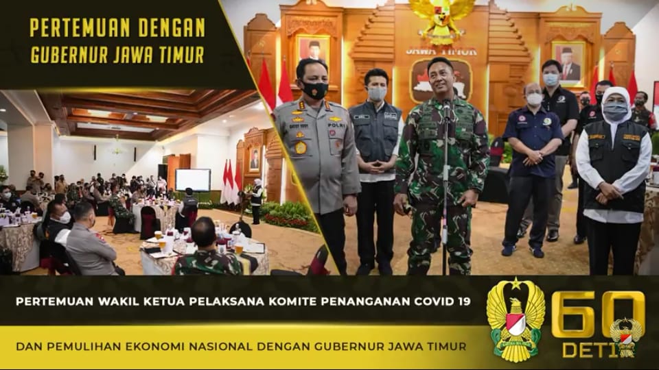 Kasad Andika Perkasa, Gelar Pertemuan dengan Gubernur Jawa Timur⁣⁣⁣⁣⁣⁣⁣