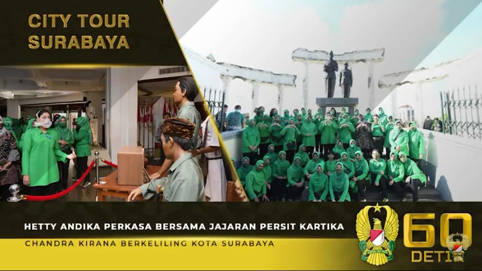 Hetty Andika Perkasa, Bersama Jajaran Persit KCK Melakukan City Tour di Surabaya⁣⁣⁣⁣⁣