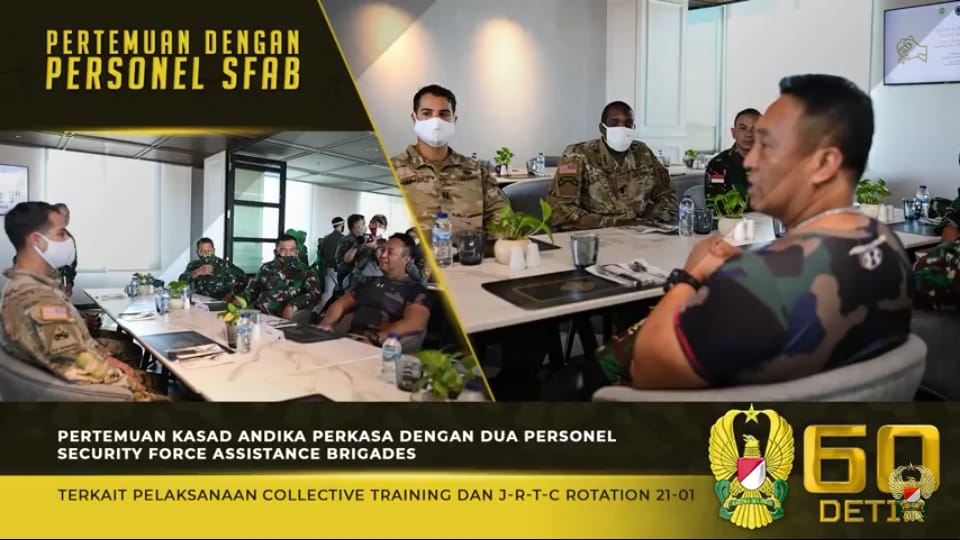 Kasad Andika Perkasa, Bertemu dengan Dua Personel Security Force Assistance Brigades⁣⁣⁣⁣⁣