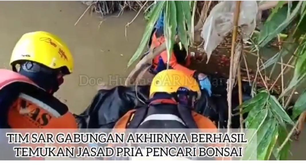 Basarnas Medan, Berhasil Temukan Jenazah Pencari Bonsai di Sungai Belawan Hamparan Perak