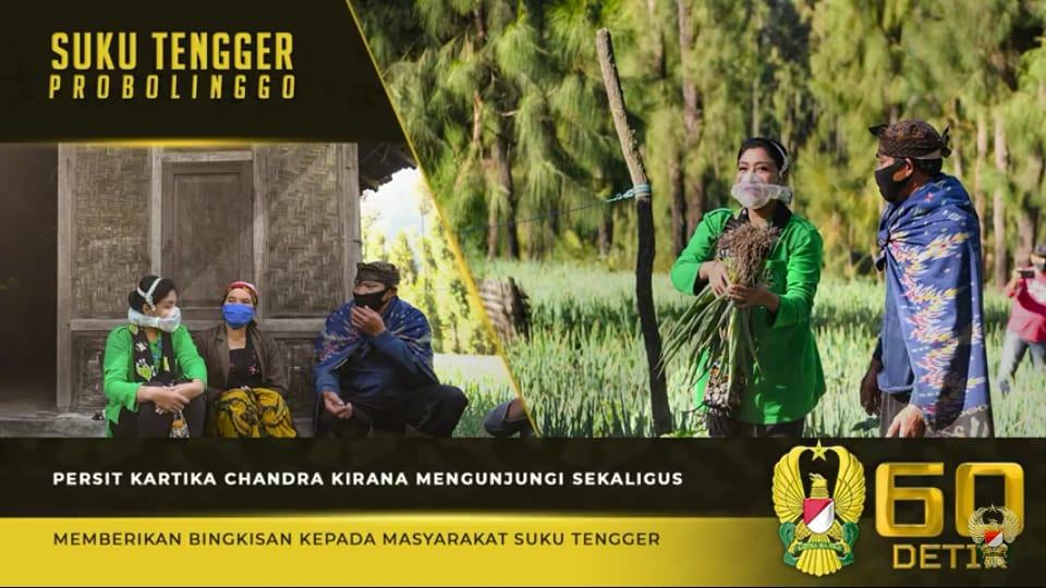 Hetty Andika Perkasa, Bersama Pengurus Persit KCK Beri Bingkisan kepada Masyarakat Suku Tengger⁣⁣⁣