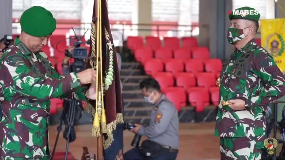 Kasad Andika Perkasa, Pimpin Laporan Korps Kenaikan Pangkat Perwira Tinggi TNI AD