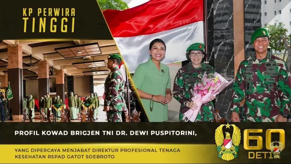 Kasad Andika Perkasa, Pimpin Sertijab Pati TNI AD, Brigjen TNI dr. Dewi Puspitorini Jabat Dirprofnarkes RSPAD⁣⁣⁣