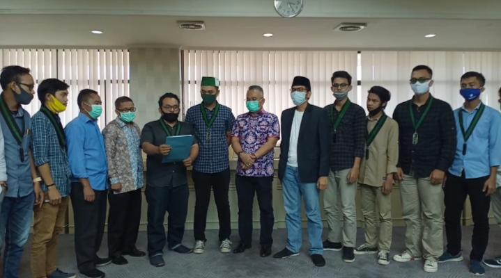 HMI Cabang Bandar Lampung, Audiensi dengan DPRD Lampung Bahas UU Ciptaker