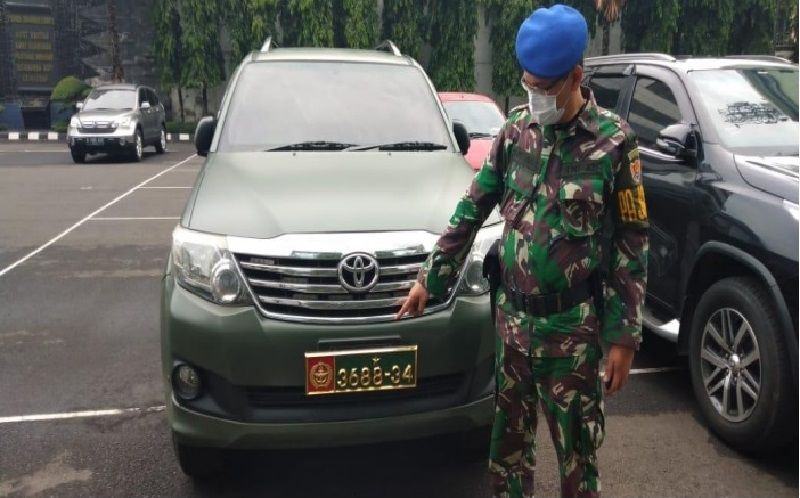 Puspomad, Ungkap Sosok Warga Sipil yang Pakai Mobil Dinas TNI