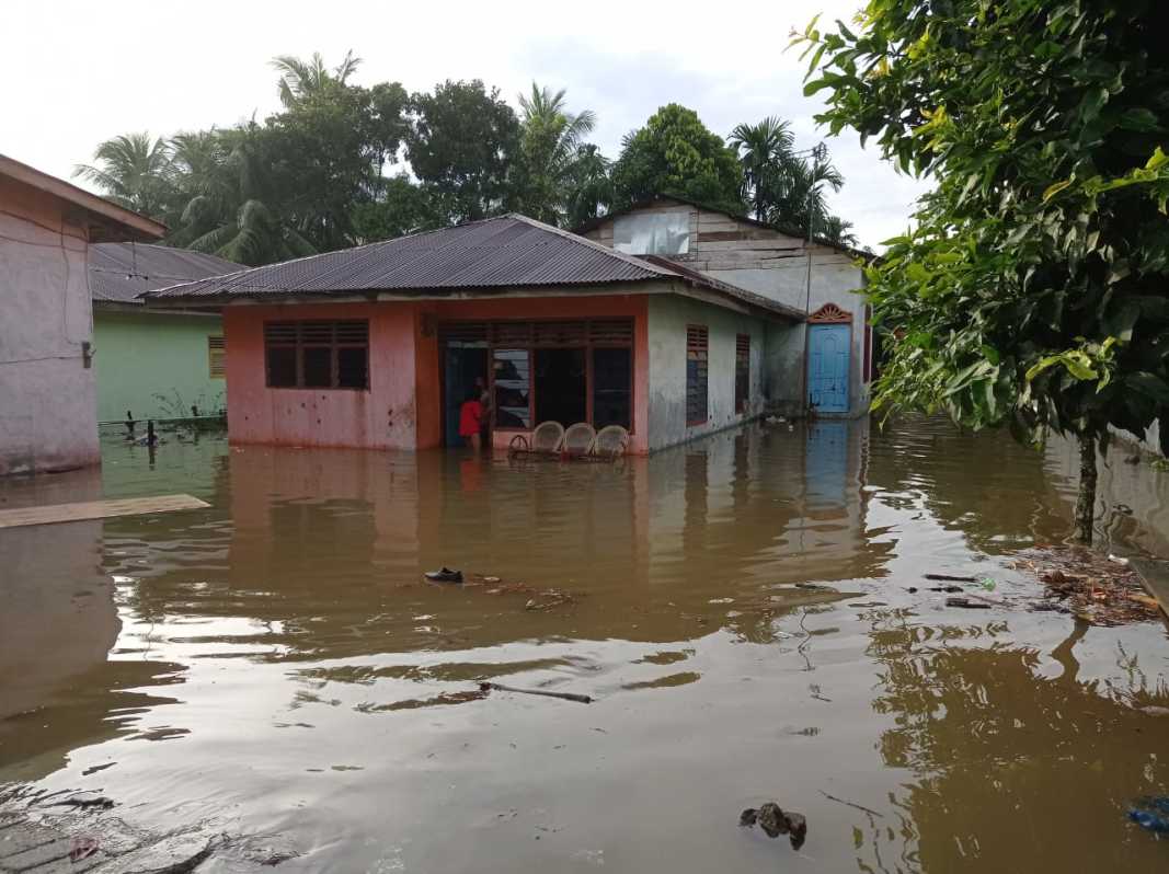 Banjir di Batang Serangan Langkat, Ribuan Rumah Terendam