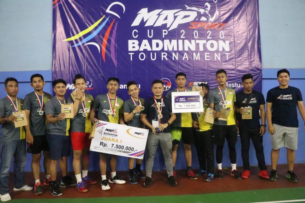 Map Sport Cup Badminton 2020, Satria-Arya Juara Ganda Putra