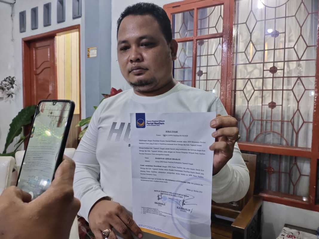 DPW NasDem Sumut Tugaskan Bakhtiar Menangkan Pilkada Kota Sibolga dan Tapsel