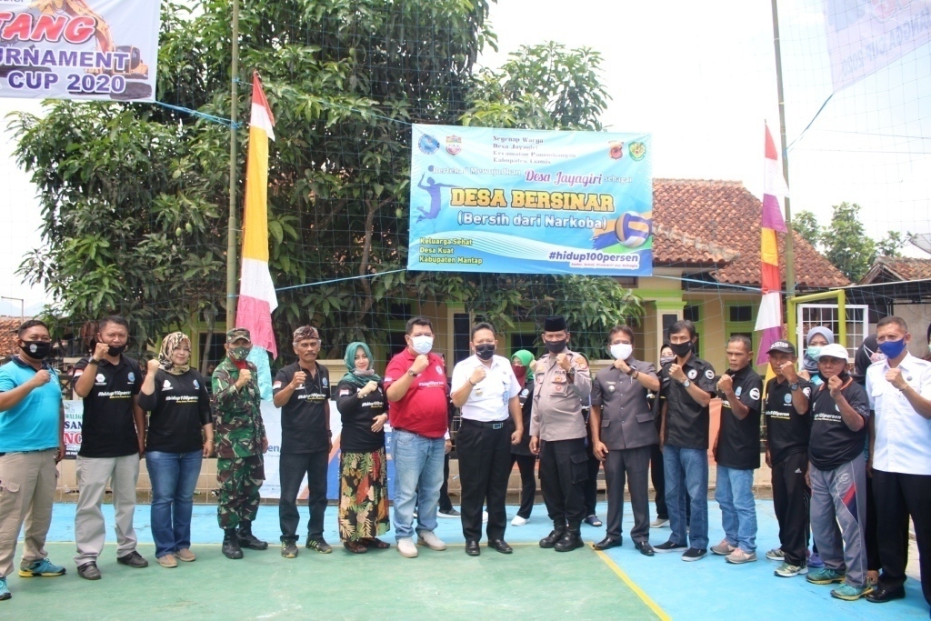 BNNK Ciamis Bersama Karang Taruna Desa Jayagiri, Gelar Open Tournament Bola Voli