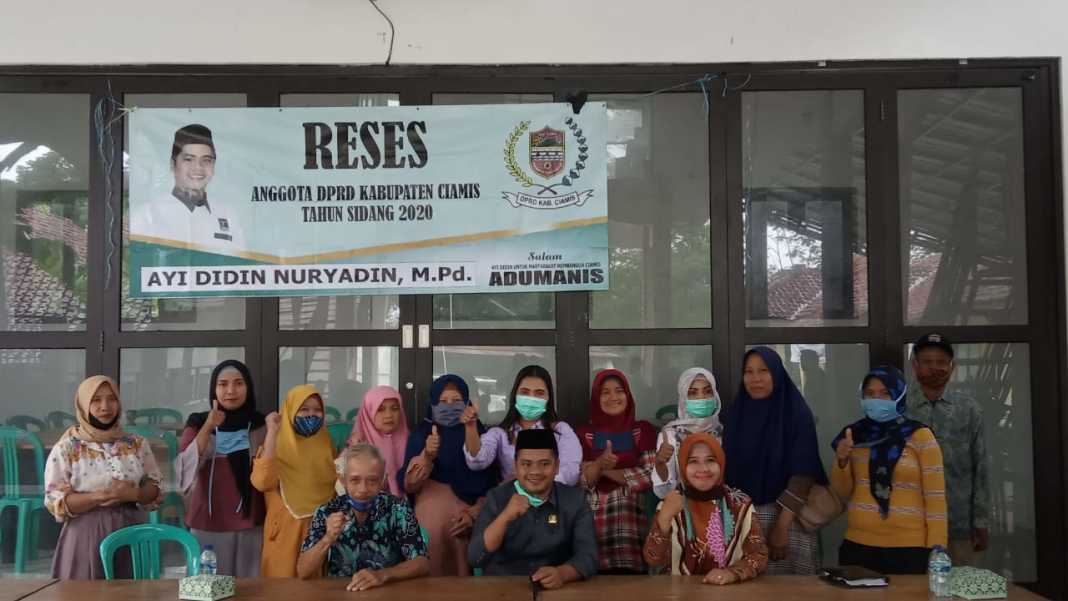 Anggota DPRD Ciamis, Ayi Didin Nuryadin Gelar Reses di Desa Pasawahan
