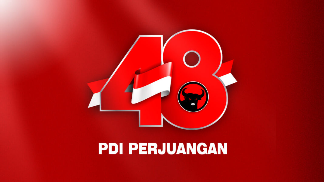 Ini Logo resmi HUT PDI Perjuangan ke 48