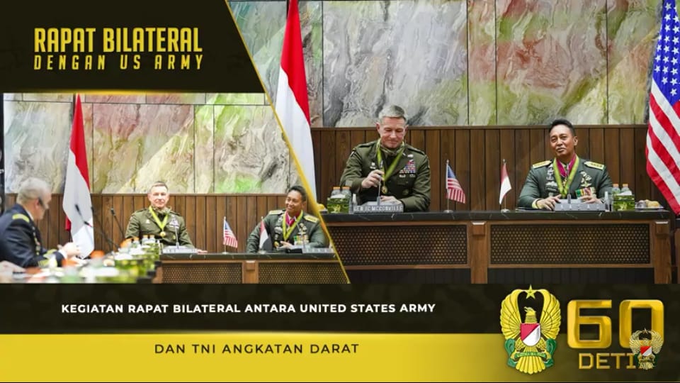 Kasad Andika Perkasa, Lakukan Rapat Bilateral dengan United States Army