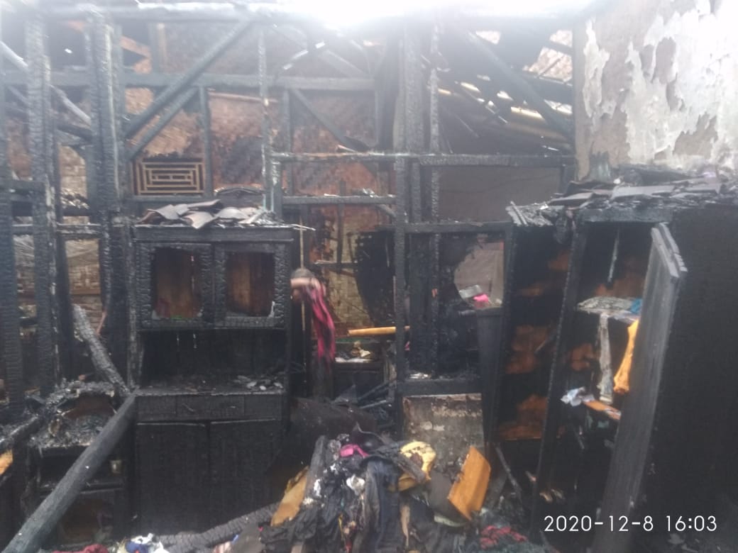 Rumah Terbakar di Banjar, Diduga Akibat Kompor Gas