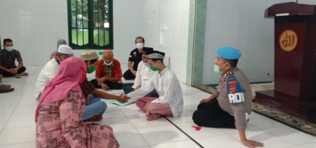 Tahanan Narkoba Polrestabes Medan, Akad Nikah di Masjid Al Falah