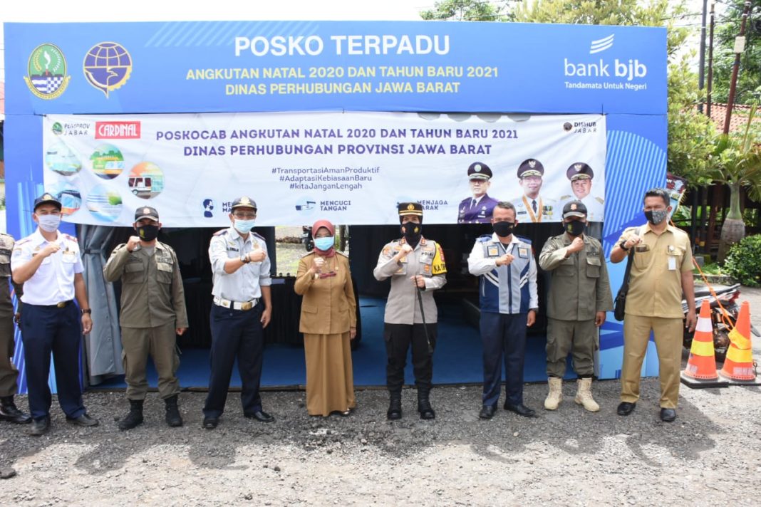 Kapolres Banjar Bersama Wali Kota Cek Pos Pam Operasi Lilin Lodaya 2020