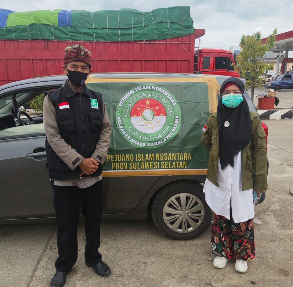 Pejuang Islam Nusantara Sulawesi Selatan, Bantu Korban Bencana di SulBar