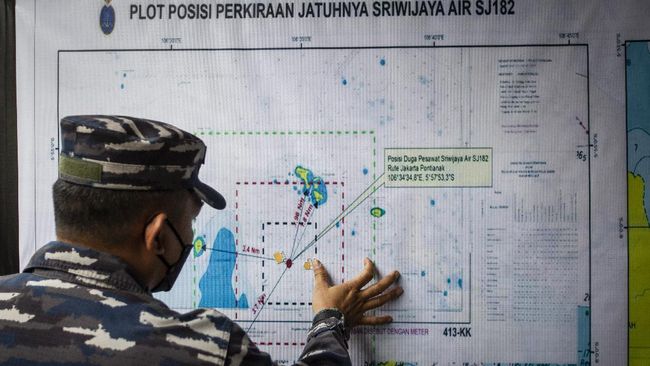 Panglima TNI: Posisi Sriwijaya Air SJ182 Sudah Ditemukan