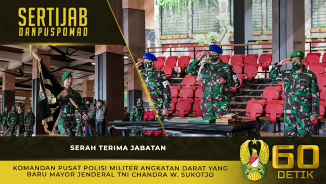 Jenderal TNI Andika Perkasa, Memimpin Sertijab Danpuspomad