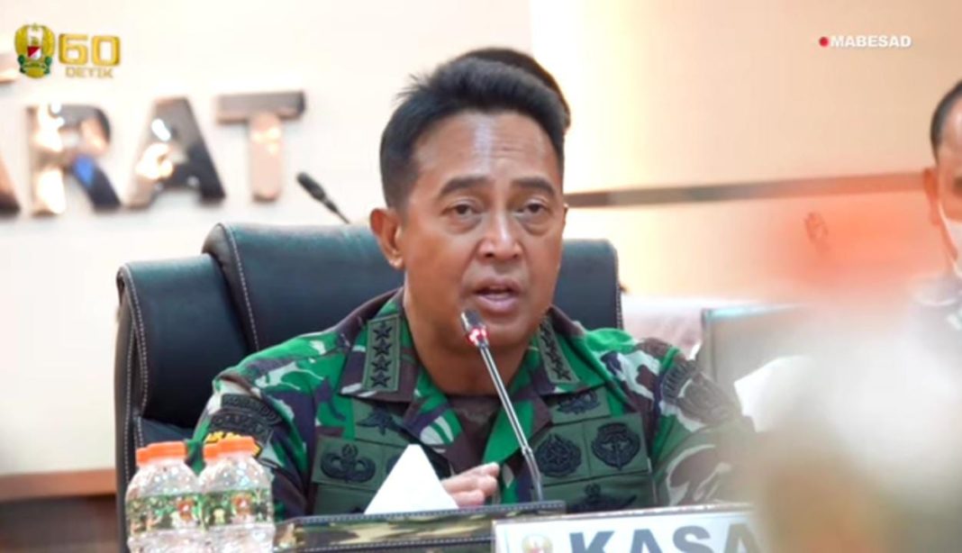 Kasad Andika Perkasa, Video Conference Pengadaan Ambulance untuk 6 RS TNI AD