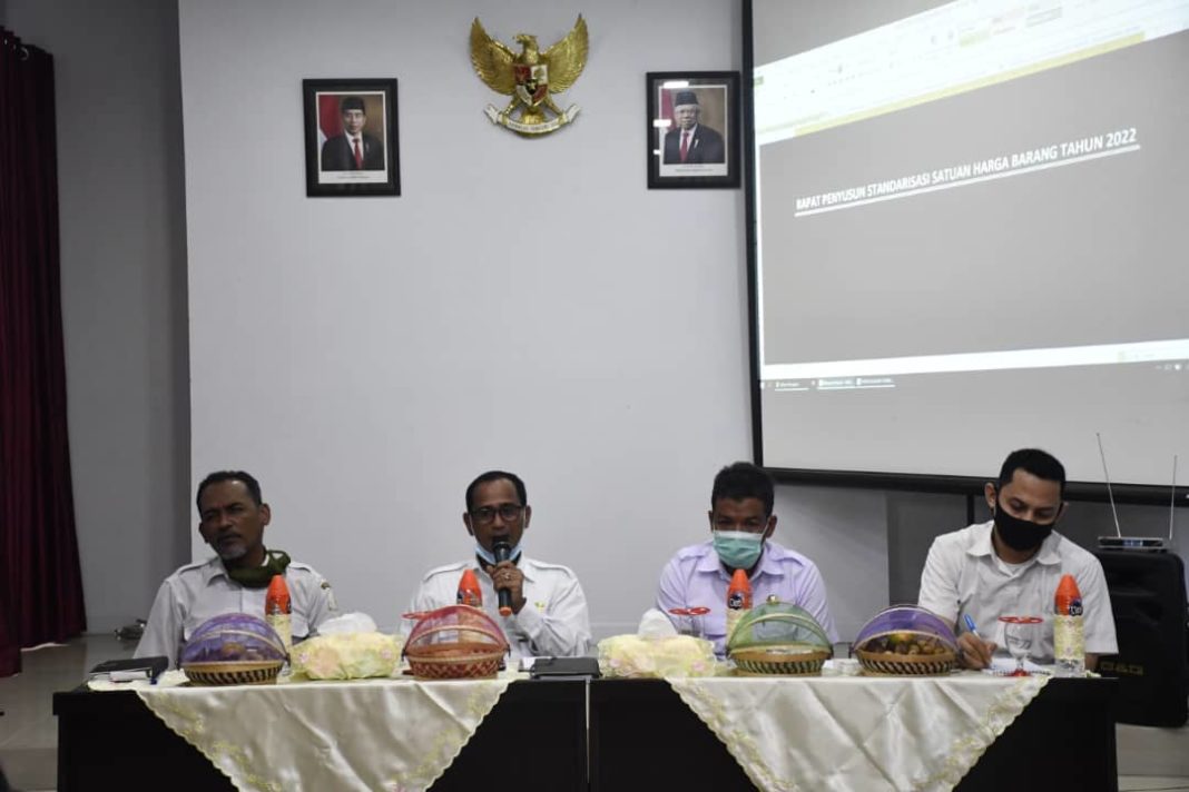 Pemkab Aceh Timur Gelar Rapat Penyusunan Standar Harga Barang Tahun 2022