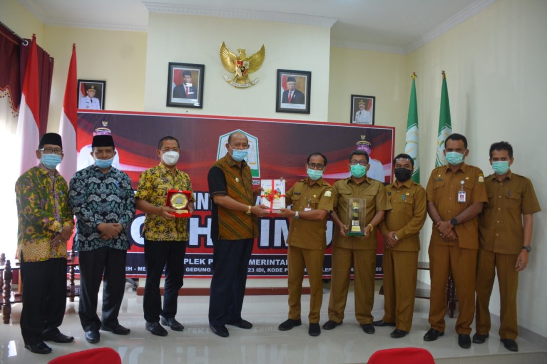 Sekda Aceh Timur Terima Kunker Wakil Bupati Langkat