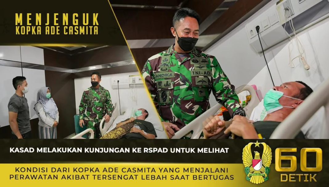 Jenderal TNI Andika Perkasa, Jenguk Kopka Ade Casmita