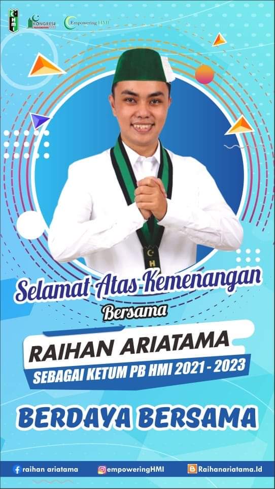Kongres HMI ke XXXI di Surabaya, Raihan Ariatama Terpilih Ketum PB HMI Periode 2021-2023