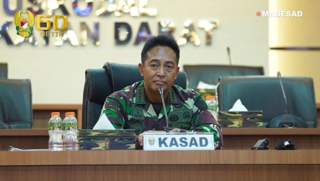 Jenderal TNI Andika Perkasa, Vidcon Perencanaan Pelatihan Security Force Assistance Brigade