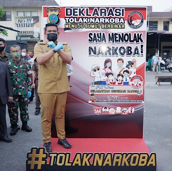 Bobby Nasution, Komitmen Bersihkan Kota Medan dari Peredaran Narkoba