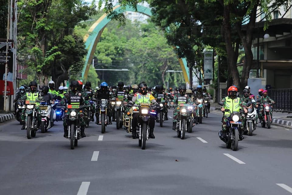 Kapolda Sumut dan Pangdam I/BB, Patroli Bersama Jamin Keamanan Jelang Bulan Ramadhan
